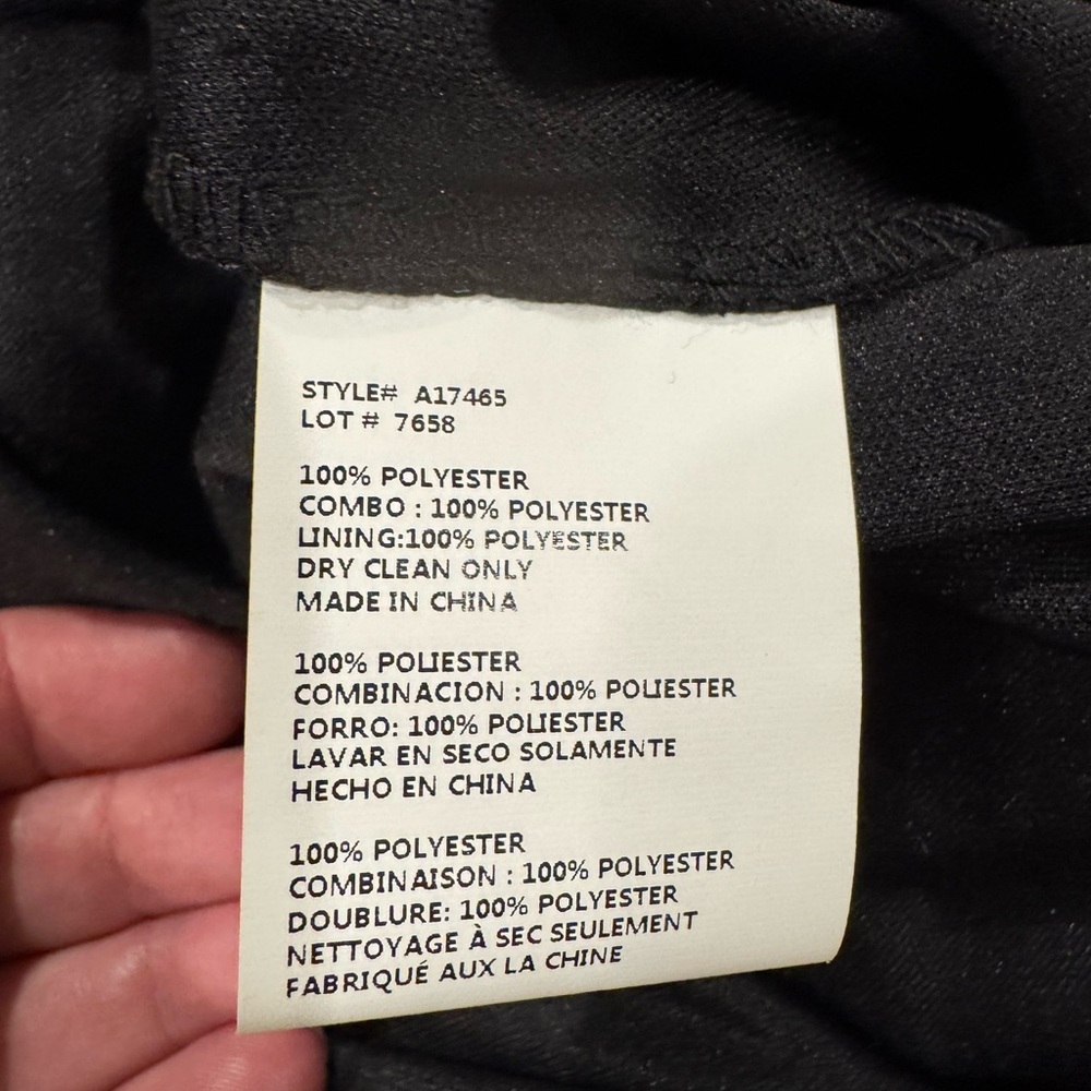 Aqua Elegant Black Boat Neck Dress - Picture 3 of 5